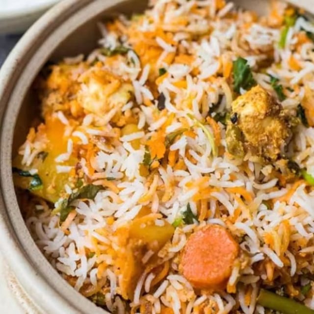 Vegetable Biryani.