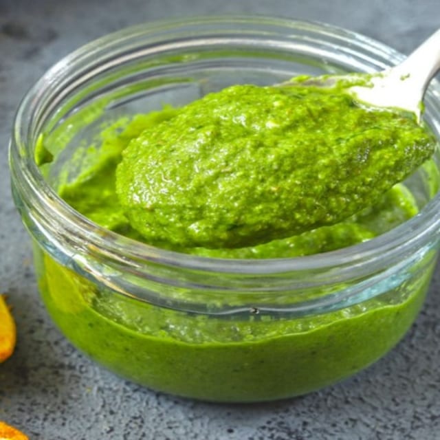 Mint Chutney (Vegan).